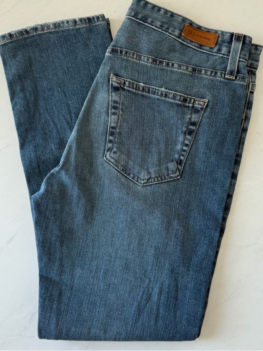 Ag Adriano Goldschmied Light Blue Ex-Boyfriend Jeans